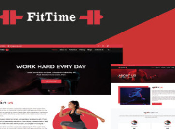 FitTime - Многоцелевой HTML-шаблон для тренажерного зала  