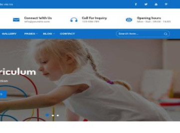 Kidzton - адаптивный шаблон школьного веб-  