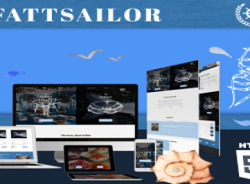 Fattsailor | Многоцелевой шаблон сайта рыбного и рыбного ресторана  
