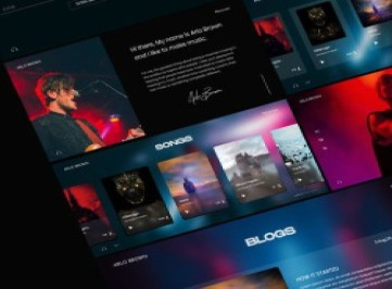 Музыкальный исполнитель и певец, автор шаблона сайта WINK  