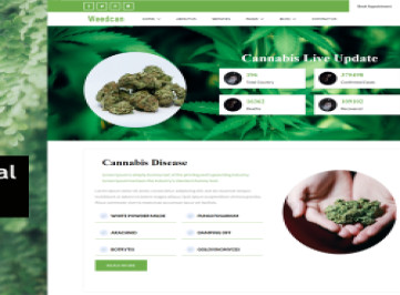 Weedcan - Шаблон  Cannabis Medical html 5  