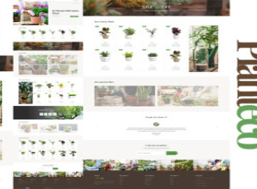 Planteco -  шаблон  электронной коммерции  4 Plant  