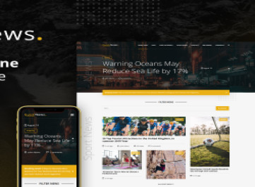 QuickNews - шаблон  для блога и журнала  