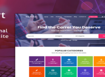 Jobport - шаблон  портала вакансий  