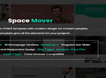 Шаблон  Space Mover  