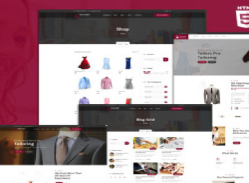 Шаблон сайта портного по индивидуальному заказу Taylum  