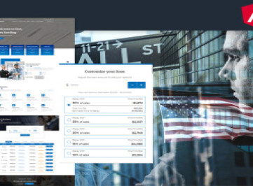 Угловой шаблон Fundnly Laon и Banking  