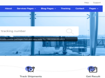 Orcodia - Современный HTML-шаблон Курьерской службы и службы доставки  