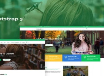 Glaxdu - Шаблон образовательного веб-