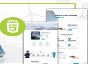 Шаблон  Grinengery Green Energy and Solar Power