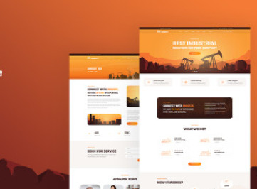 Induste - Промышленный и заводской шаблон   5