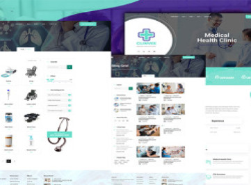 Медицинская клиника Clinvee React Responsive Clinic