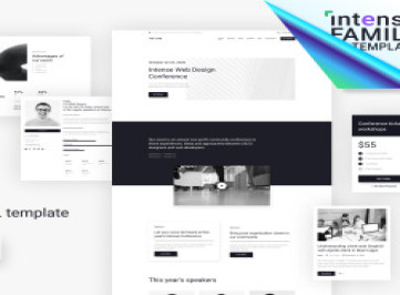OpenWeb - простой шаблон  конференции