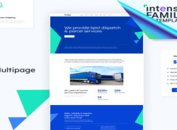 Trelay - шаблон  транспортной компании