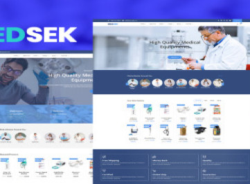 Медсек | Angular JS шаблон реселлера медицинского оборудования