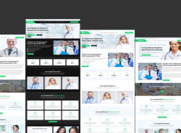 Медик - HTML-шаблон сайта больницы, диагностики, клиники, медицинской и медицинской лаборатории