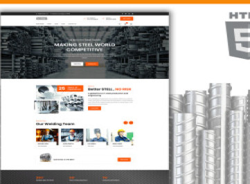  шаблон  Steeloten Steel Services and Metal Works Shop