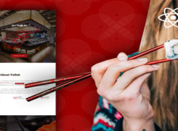 Fattsushi - шаблон React JS для японского суши-ресторана