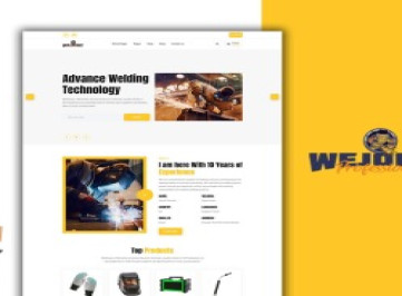 HTML-шаблон магазина сварки и металлообработки Wejoint