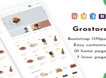 Grostore - Шаблон  продуктового интернет-магазина