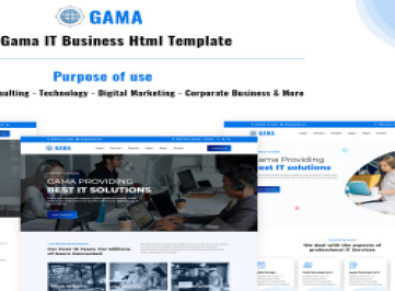 Gama - ИТ-решение и бизнес-HTML-