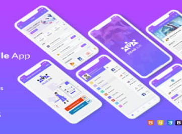 Шаблон HTML для мобильного приложения Job Board