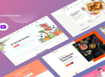 Realpetuk - HTML-шаблон для доставки еды, кулинарного блоггера и ресторана