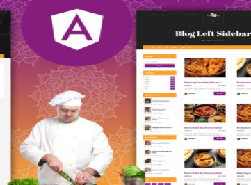 Fattaj - Шаблон Angular Js для индийского ресторана