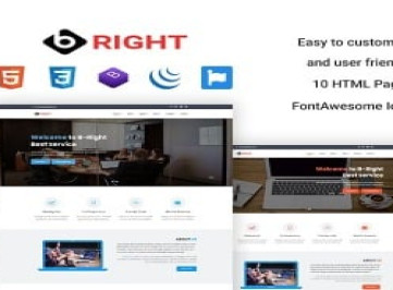 B-Right - HTML-шаблон корпоративного бизнес-