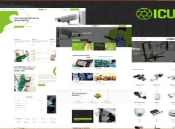 Шаблон  Icusec Security Shop React JS