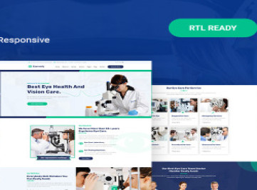 Eyeready -  шаблон  для офтальмологической медицины