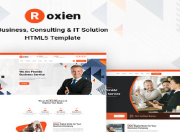 Roxien - Шаблон  для бизнеса и консалтинга