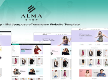 Alma Shop - Многоцелевой шаблон  электронной коммерции