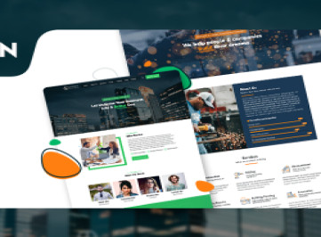 Лошан - Одностраничный корпоративный HTML-