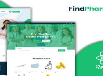 Шаблон  Find-pharma Pharmacy React Js