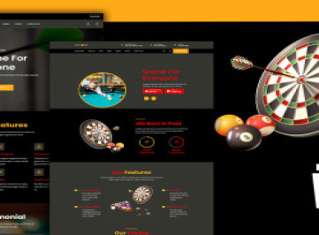  шаблон  Golgowa Dart & Pool
