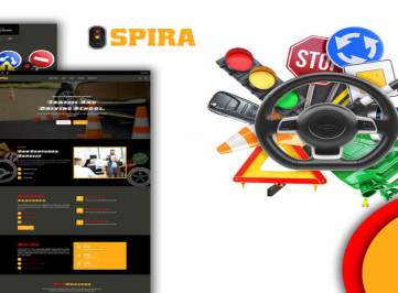  шаблон  Spira Traffic School