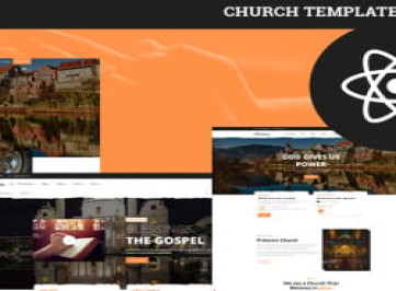 Церковь Тилакам и шаблон Religious React Js