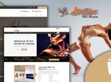  шаблон сайта Artee Art studio