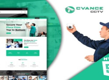 шаблон  Cvance Security and CCTV
