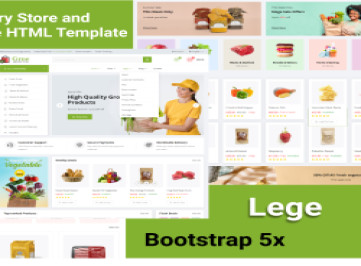 Lege - HTML-шаблон для продуктового магазина и электронной коммерции