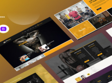 GymBuilder -  HTML-шаблон для тренажерного зала и фитнеса