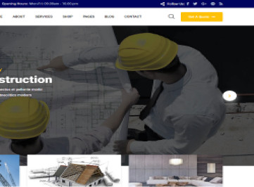 Concrete - HTML-шаблон строительного бизнеса