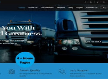 MyLogistics -  HTML-шаблон для транспорта