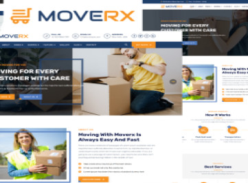Moverx -  шаблон для движущейся компании
