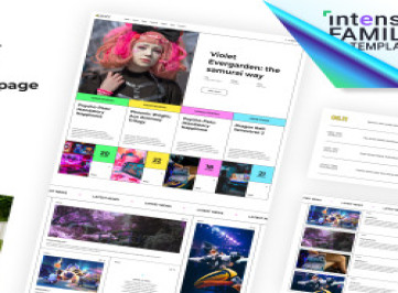 Anity - -шаблон сайта аниме