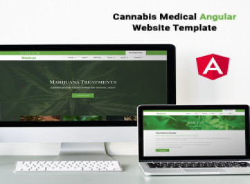 Weedcan - Угловой шаблон  Cannabis Medical
