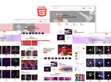  шаблон  Fansbase Influencer Social Hub