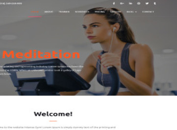 Gym Boxer -  шаблон целевой страницы для тренажерного зала и фитнеса