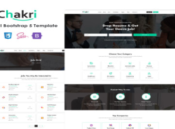 Chakri - Шаблон сайта  5 для портала вакансий